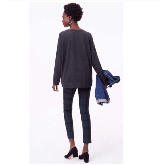 Loft “You’re Welcome” Charcoal Beaded Swea… - Picture 2 of 5